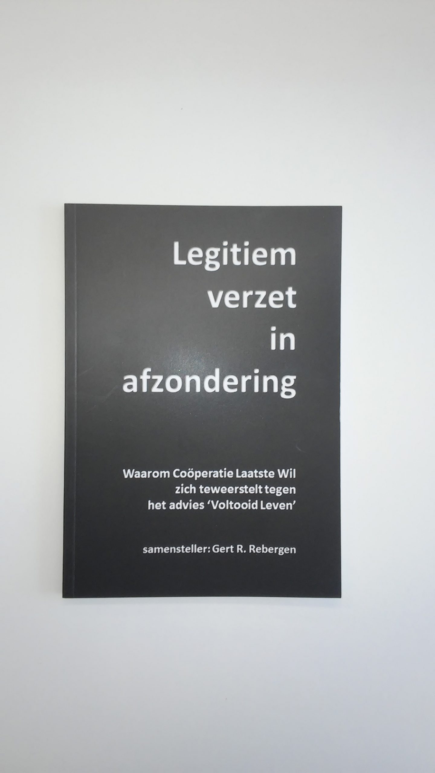 Boekje – Legitiem verzet in afzondering