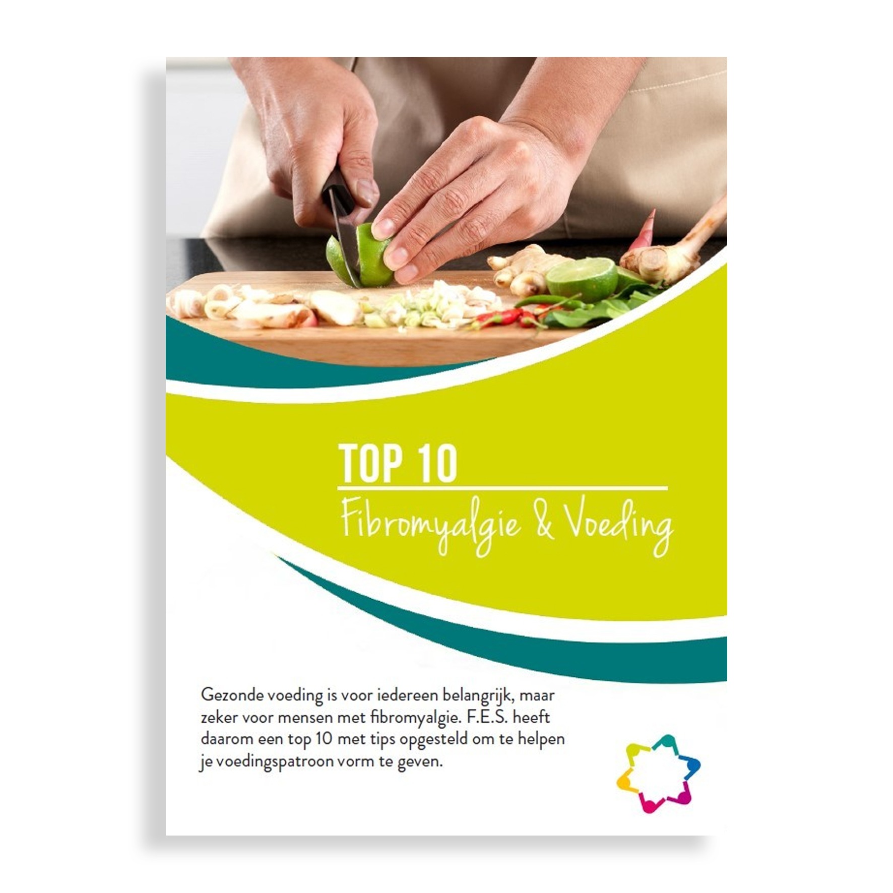 Flyer – Top 10 Fibromyalgie & Voeding (€0,15)