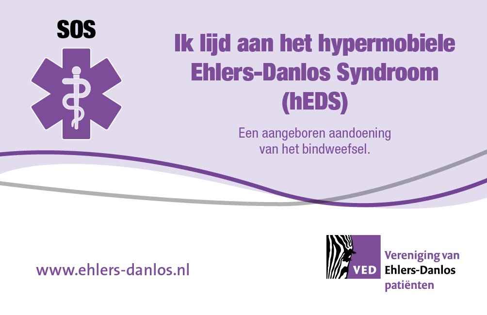 SOS kaartje (HEDS) – Nederlands – Papier