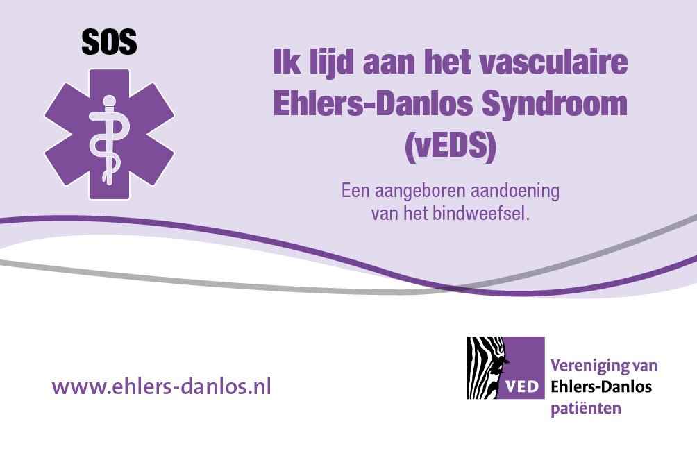 SOS kaartje (VEDS) – Nederlands – Papier