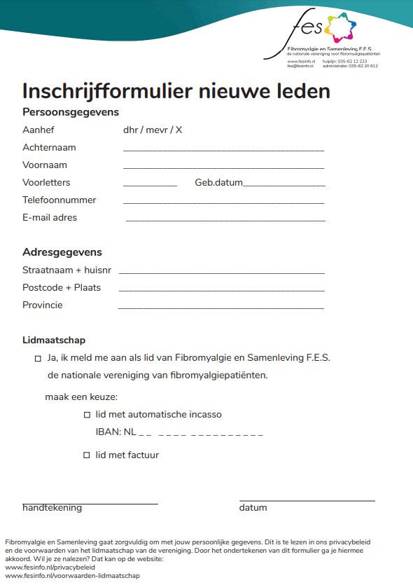 Inschrijfformulier (€0,05)