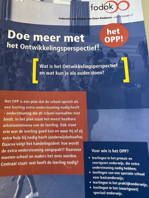 Brochure ouders- Doe meer met het ontwikkelingsperspectief!