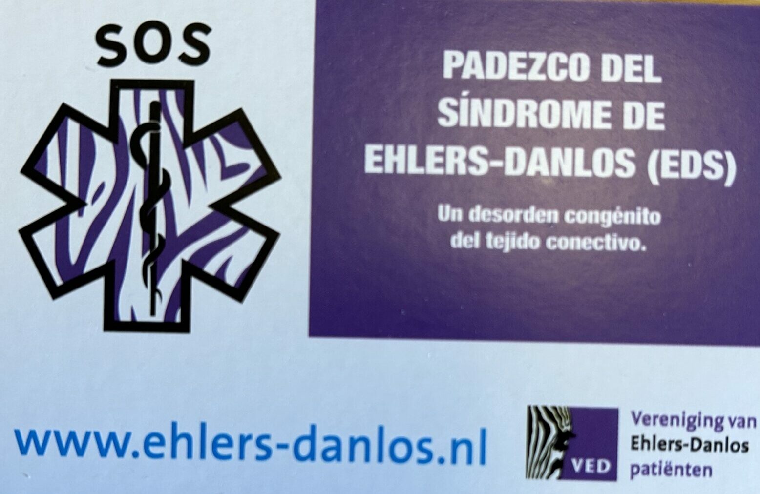 VED – SOS kaartjes Spaans- EDS – Papier