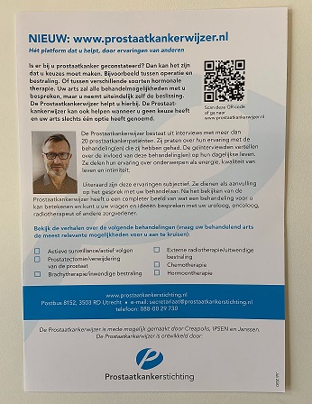 Flyer Prostaatkankerwijzer.nl (A5)