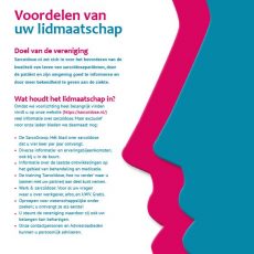 Flyer lidmaatschap