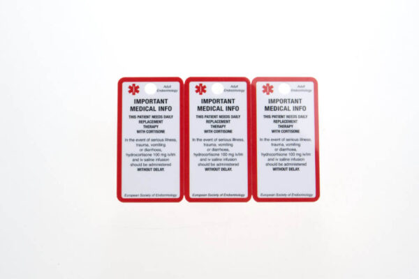 EEC-keycards voor volwassenen, uitsluitend in het Engels, per 3 stuks.