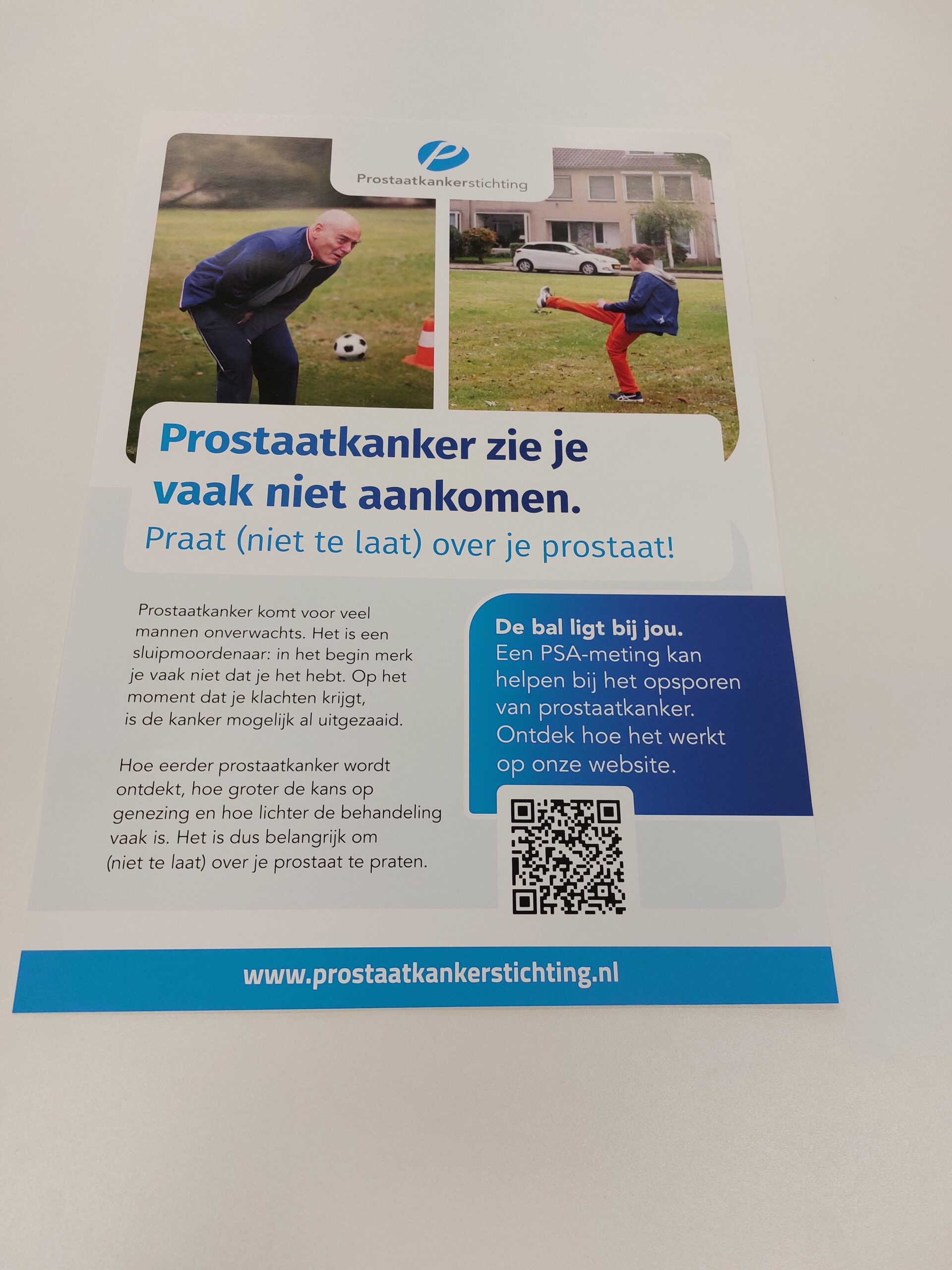 Poster Prostaatkanker zie je vaak niet aankomen