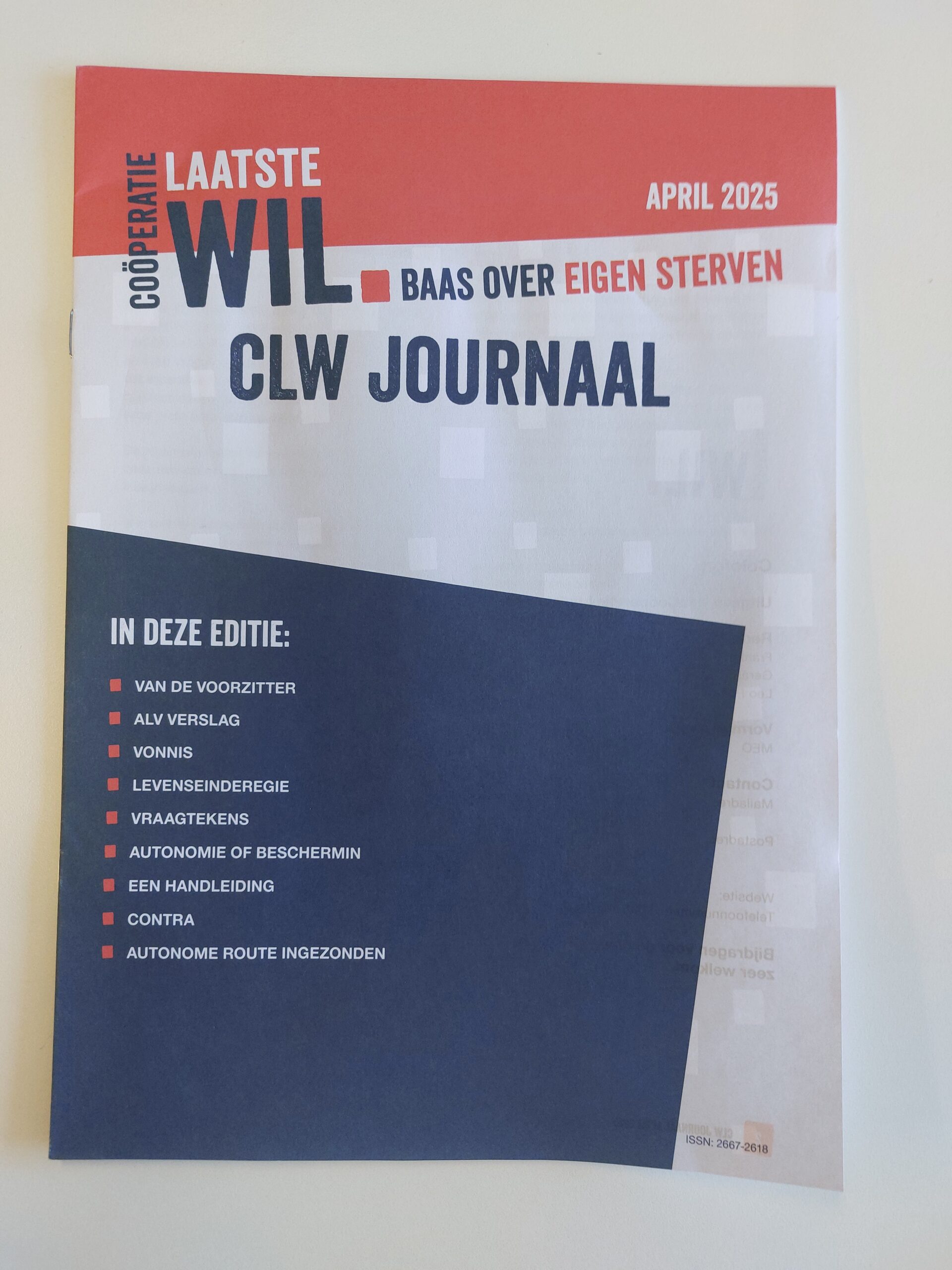 April 2025 – Nr. 4 – Coöperatie Laatste Wil Nieuwsbrief