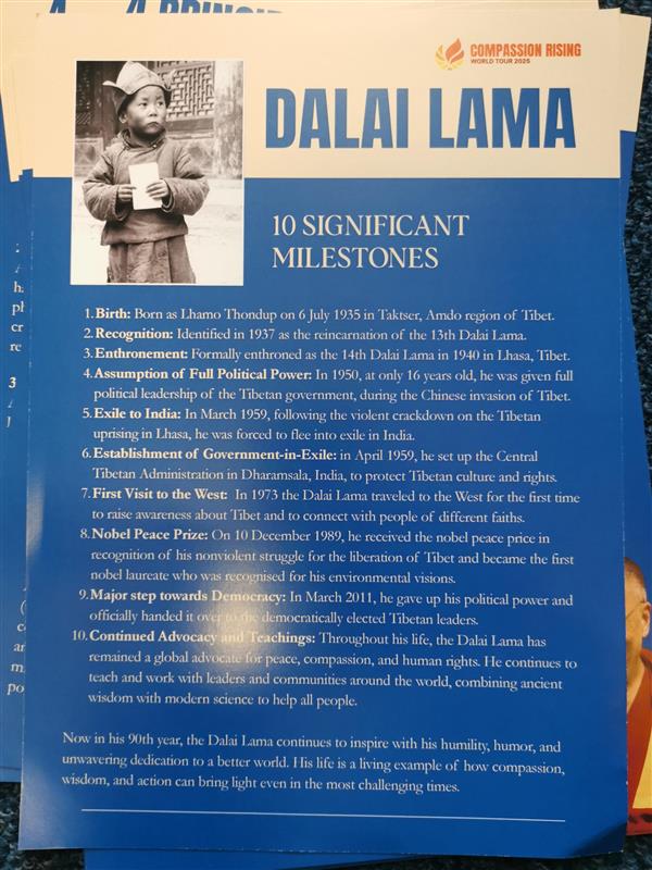 Hand out – DALAI LAMA