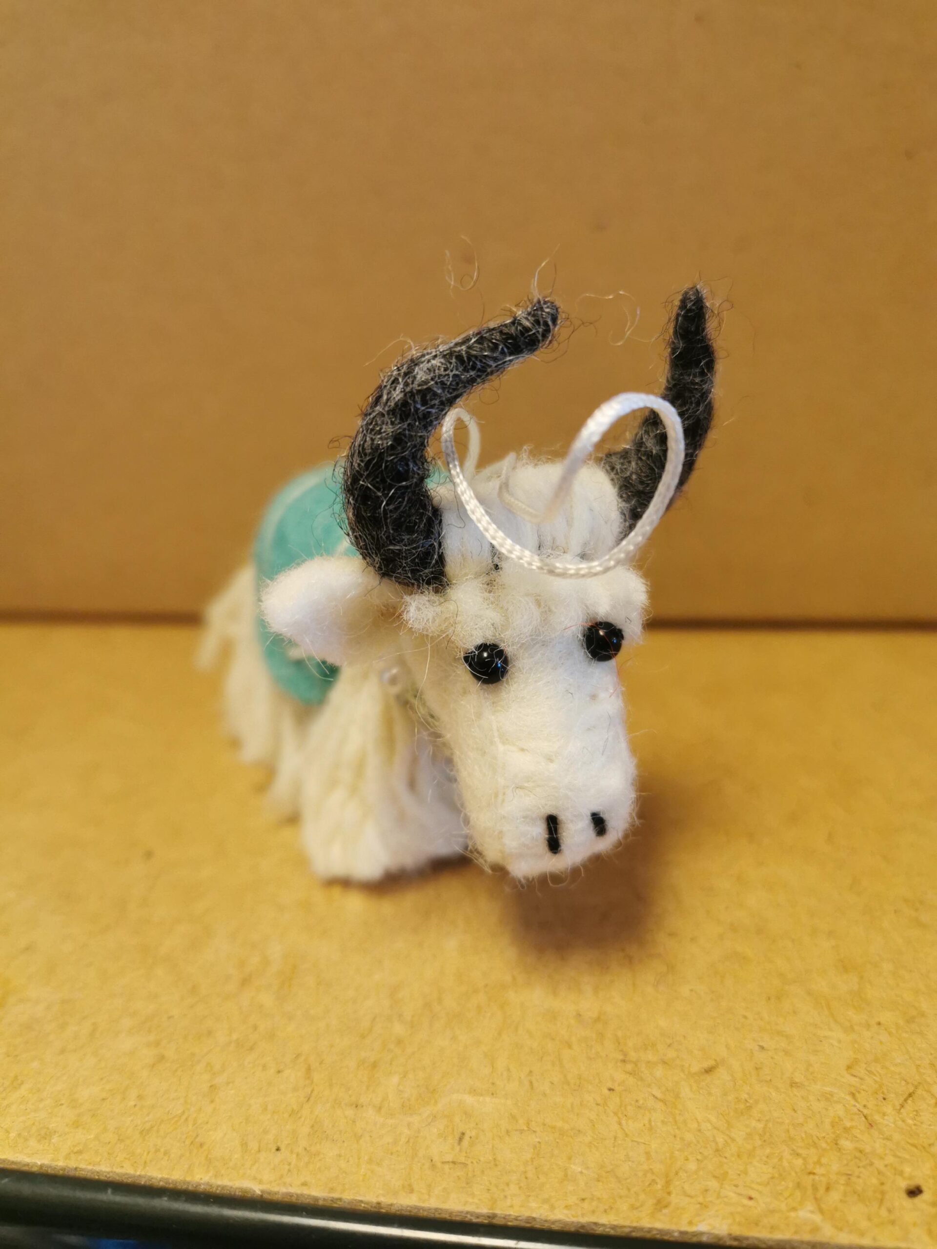 Yak knuffel – klein wit