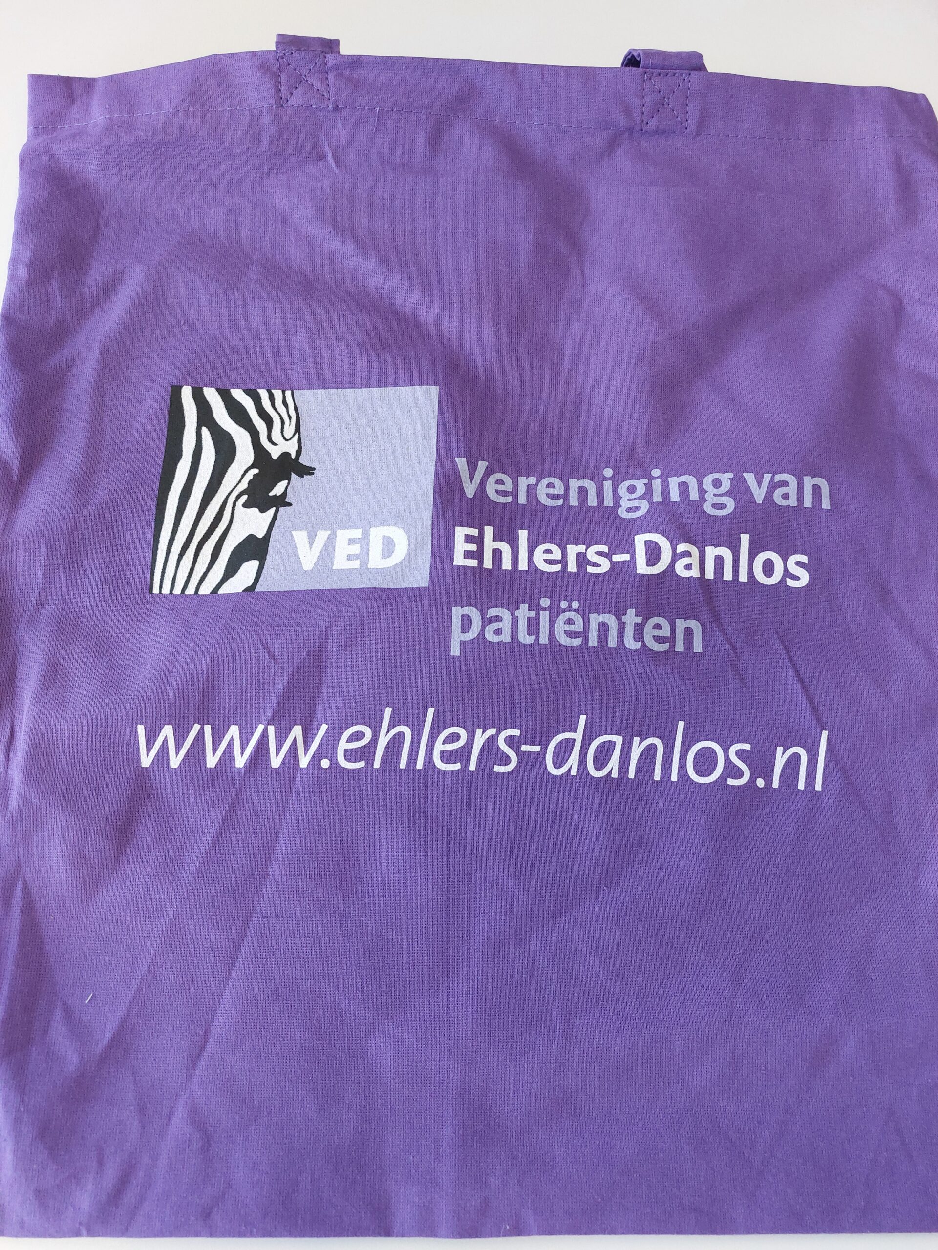 VED katoenen tas paars