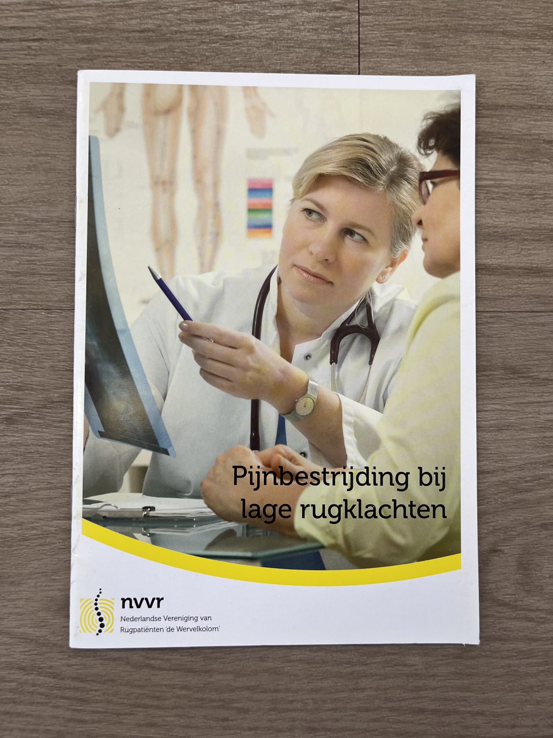 Brochure Pijnbestrijding bij lage rugklachten