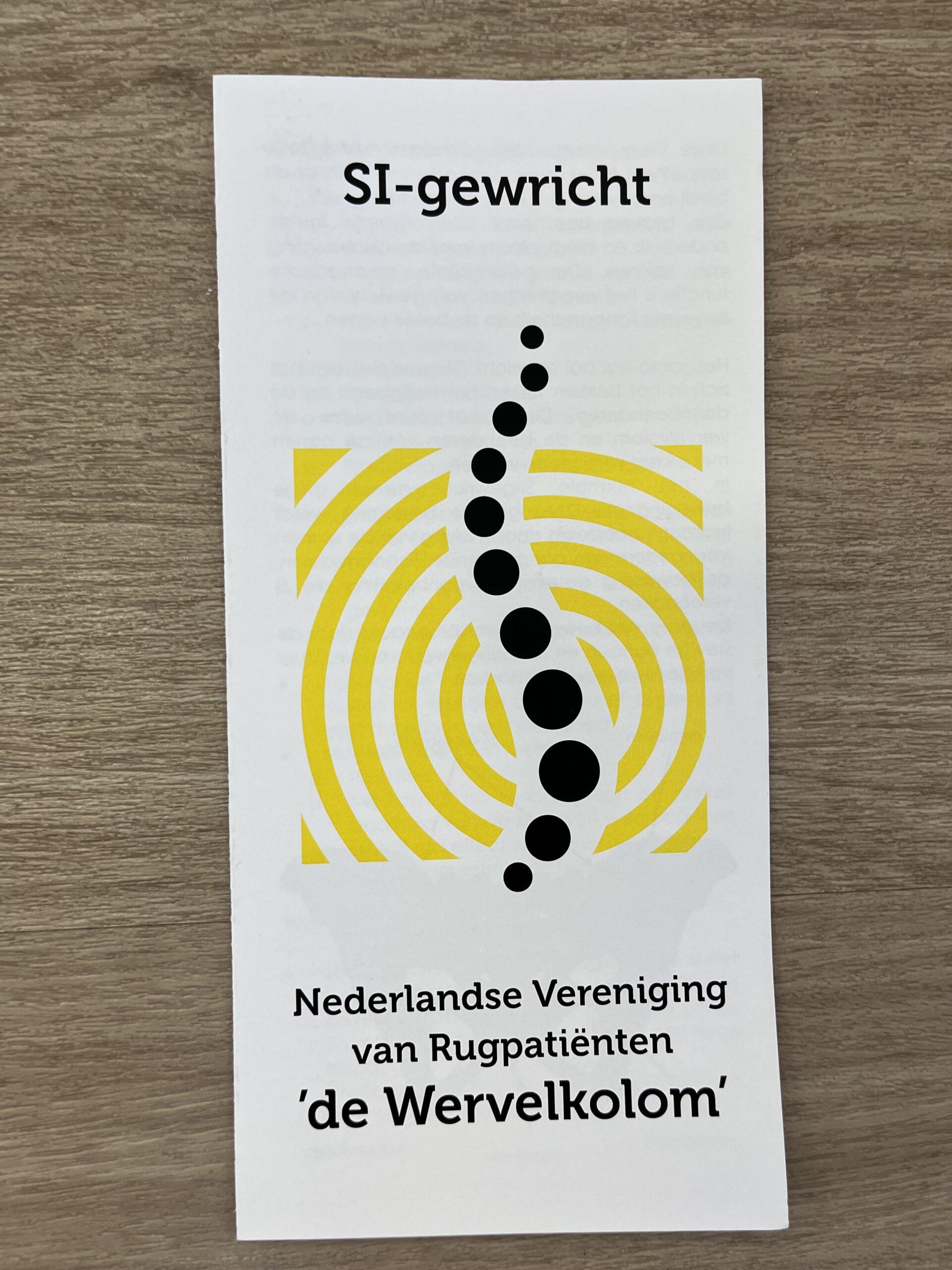 Folder SI-gewricht