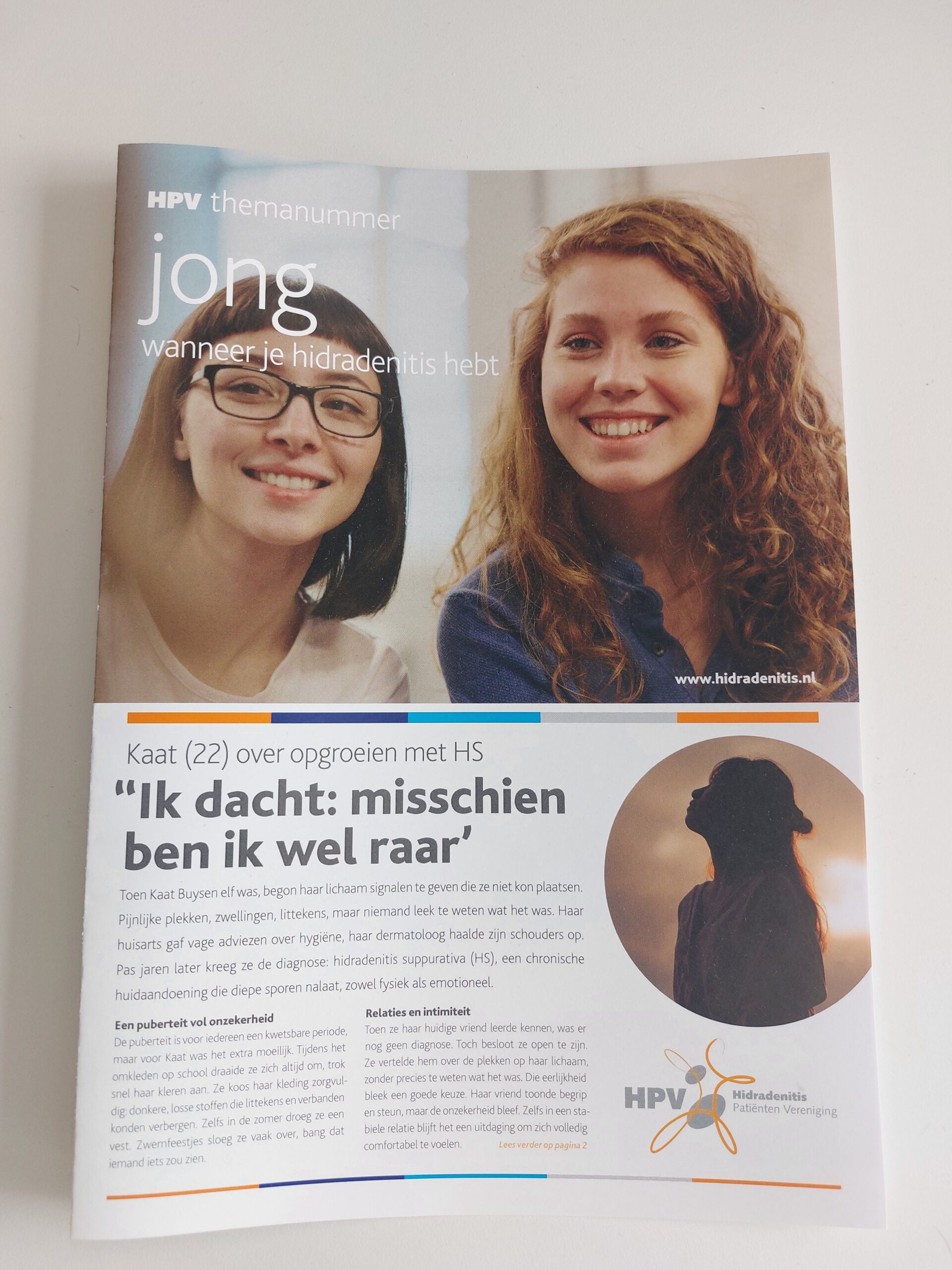 HPV themanummer “jong wanneer je hidradenitis hebt”