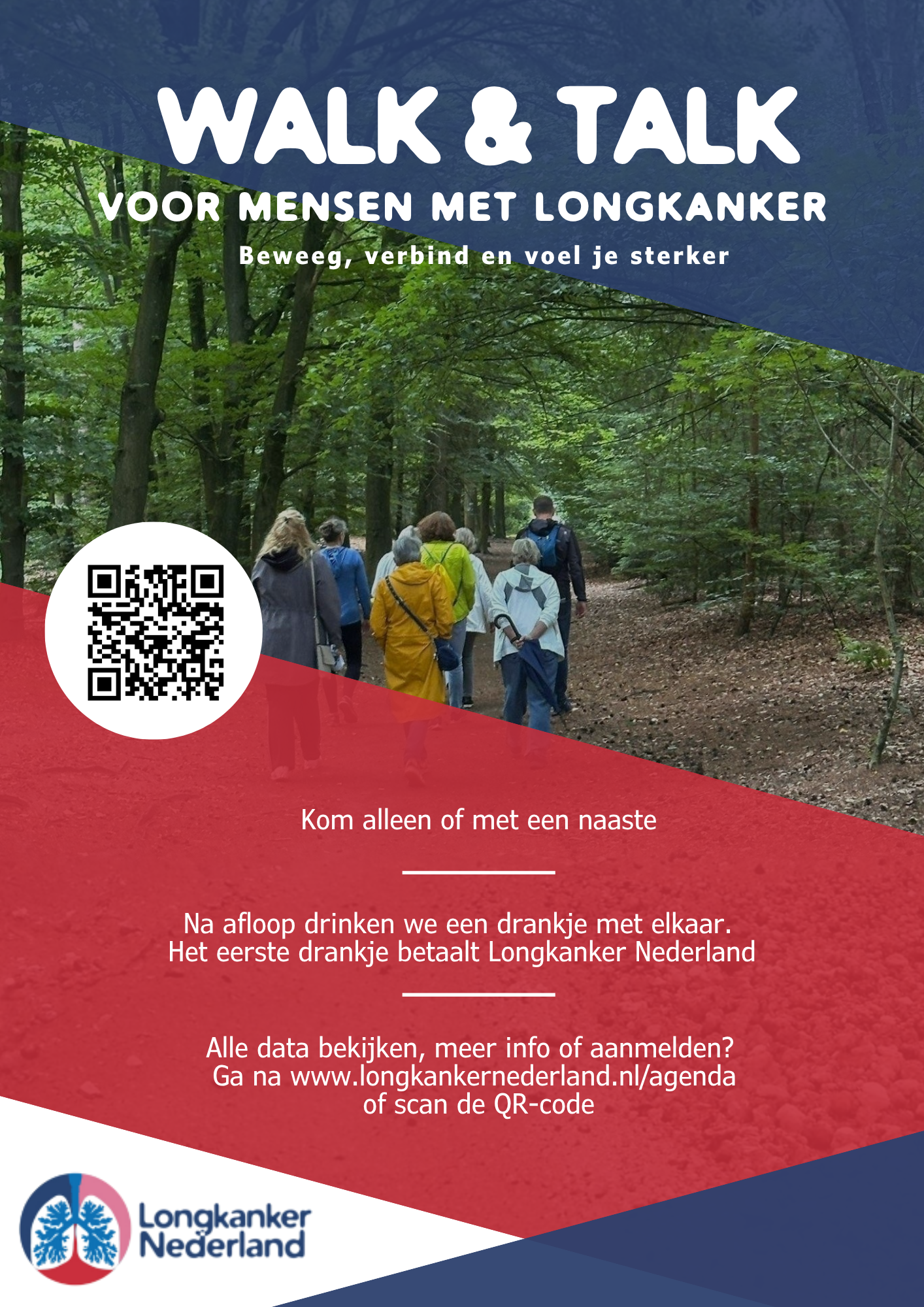 Flyer Walk & Talk – Longkanker NL