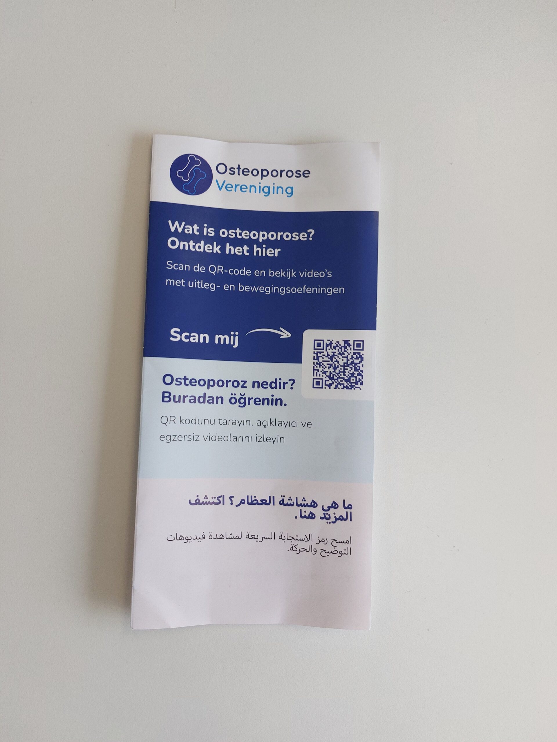 Folder Wat is Osteoporose?